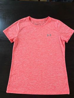 Under Armour Women's Tech Twist Short Sleeve T-Shirt - Pink/Coral - Size Small