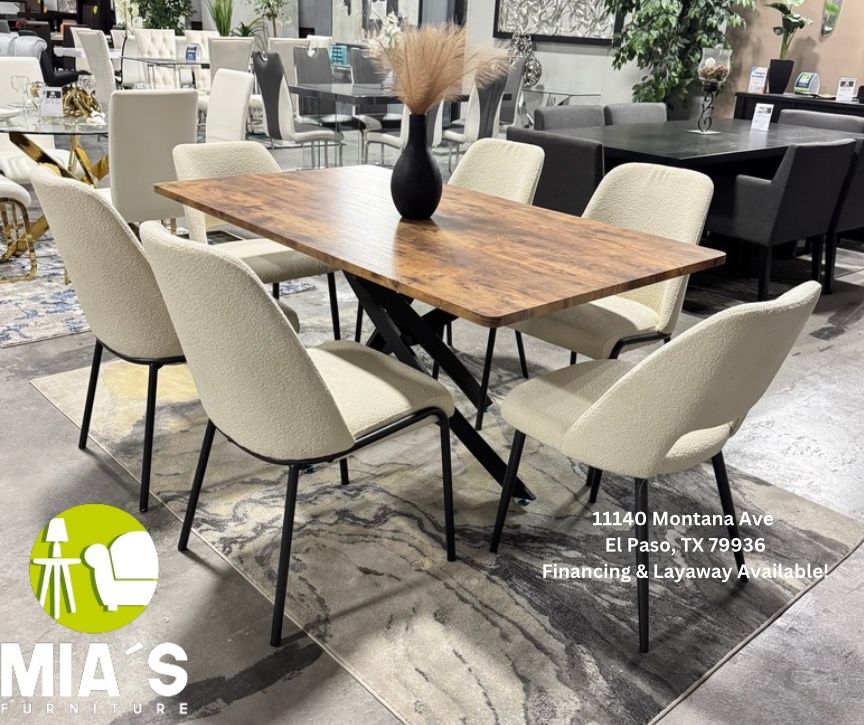 7PC DINING SET ON SPECIAL