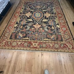 Handmade Pakistani Wool Rug 100”x 111”