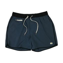 Vuori Banks Shorts Mens Large L Gray 5” Inseam Linerless Swim Trunks Gym V366