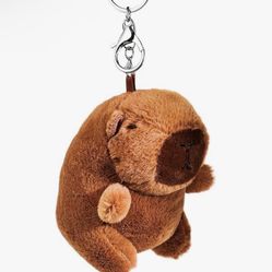 Capybara Plush Keychain
