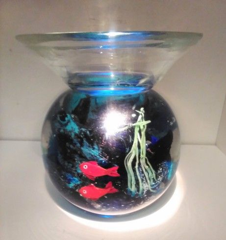 Vintage Paperweight. Blown Glass