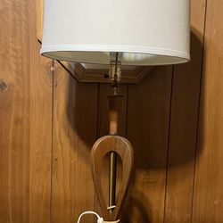 Vintage Wood/Metal Lamp
