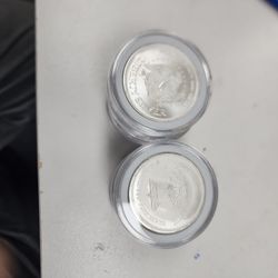 One troy ounce  silver