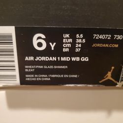 Jordan Lola 1 Size 6Y