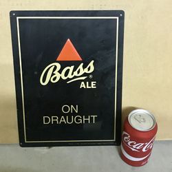 Bass Ale beer metal bar sign.