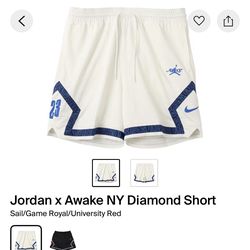 Jordan Awake NY Diamond Short Sail Game Royal Mens Size Small / XL