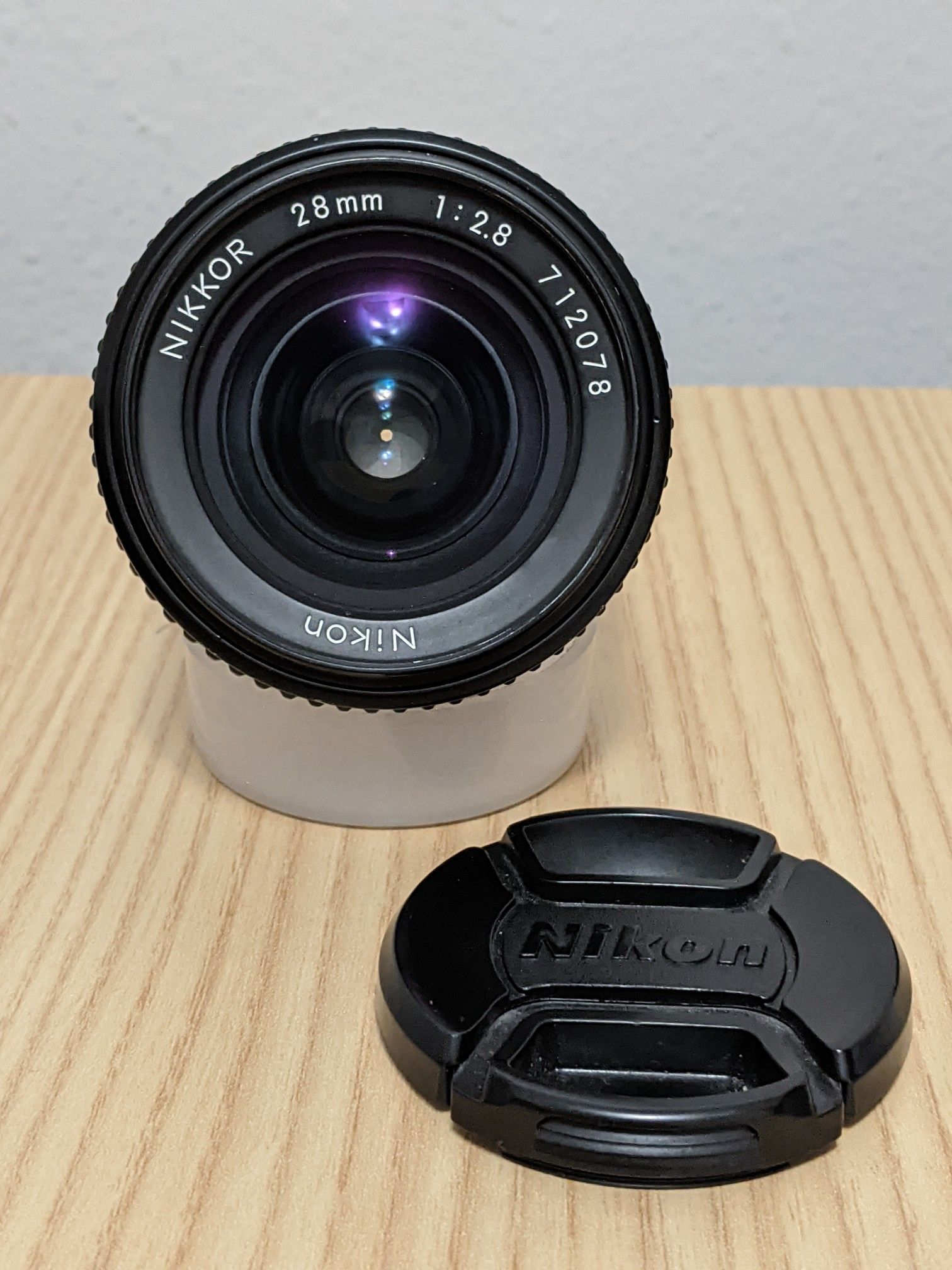 Nikon Nikkor 28mm f2.8 AI-s Vintage Manual Focus Lens