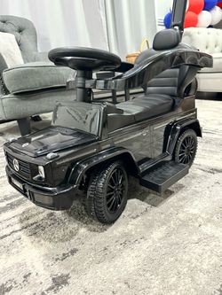 Mercedes-Benz G-Class G-Wagon 3-in-1 Toddler Ride-On Push Car – Like New – Black