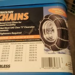 Peerless SUV snow chains set of 2