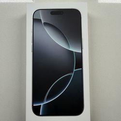 IPHONE 16 PRO MAX, UN OPENED, 256 GB (AT&T ONLY)