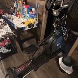 Black, Sole-E25 Elliptical Exercise Machine/Bike