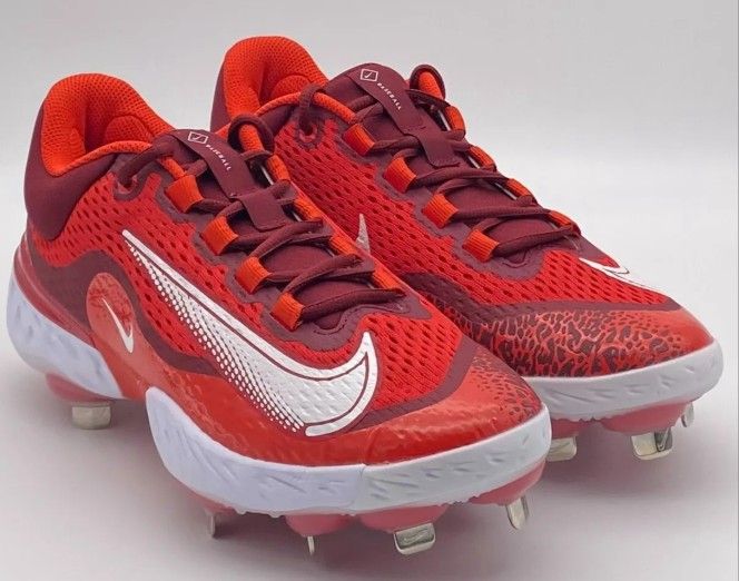 Brand New Nike Alpha Huarache Elite 4 
Baseball Cleats Red White Sizes 7.5, 10, 11, 13