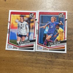 2024 DONRUSS FIFA MORGAN/LAVELLE CARDS 