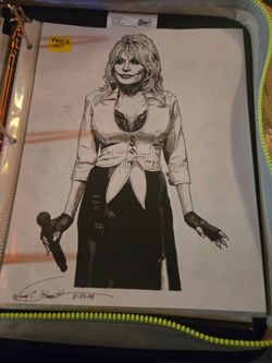 Hand Drawn Dolly Parton