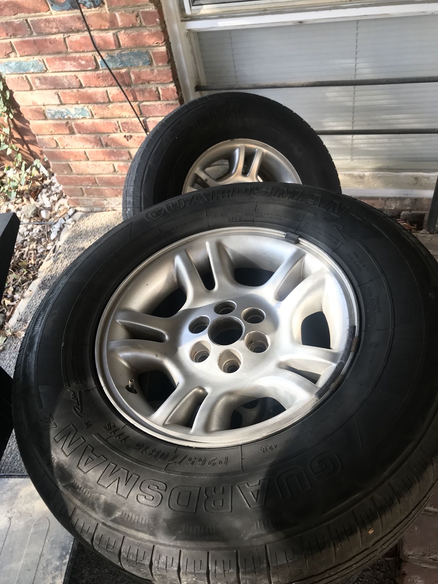 Rim and tires for sale 16 inch