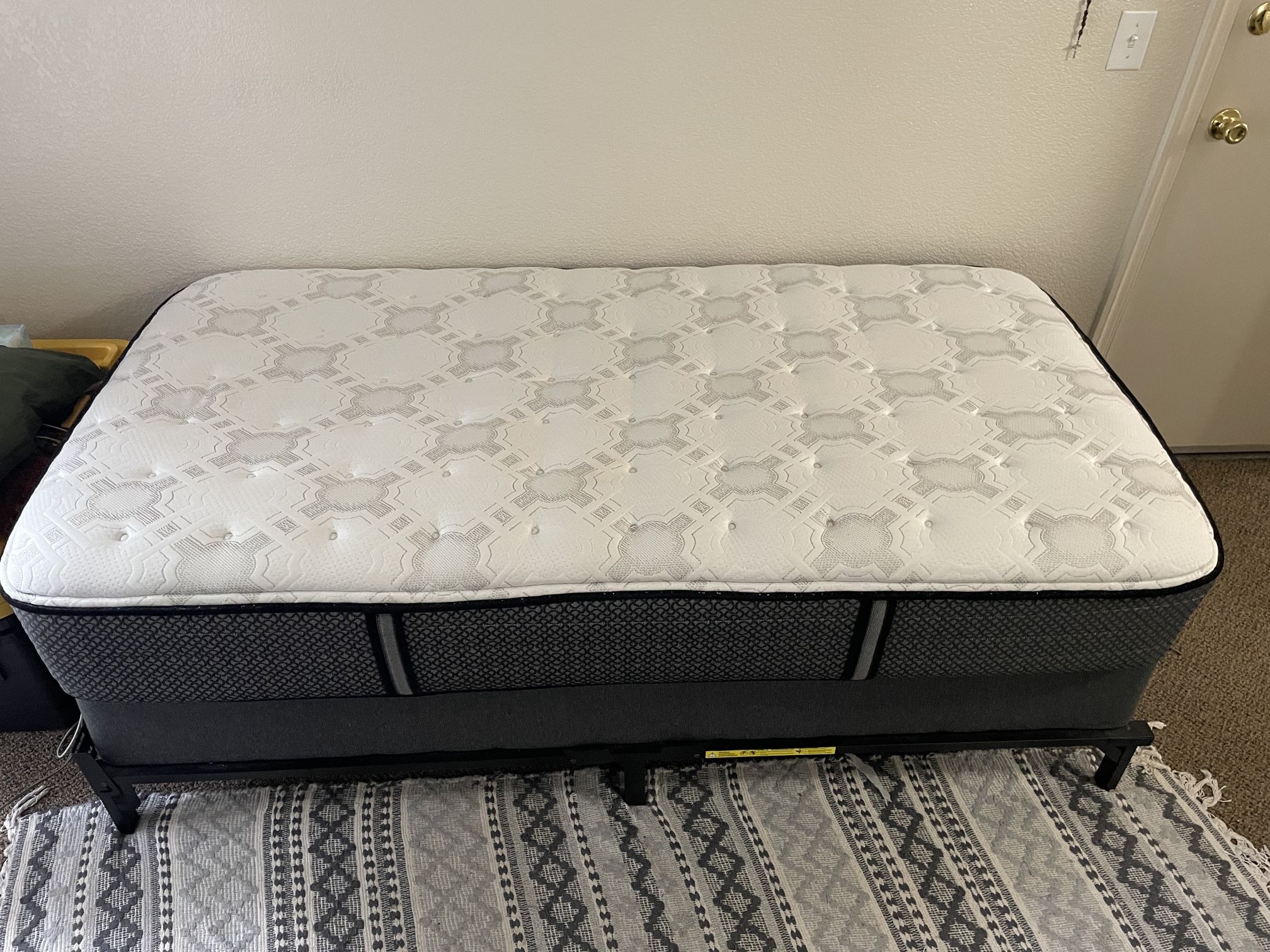Twin Bed Mattress With Spring Box And Bed Frame