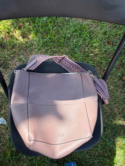 MERSI Demi Bucket Bag in a mauve