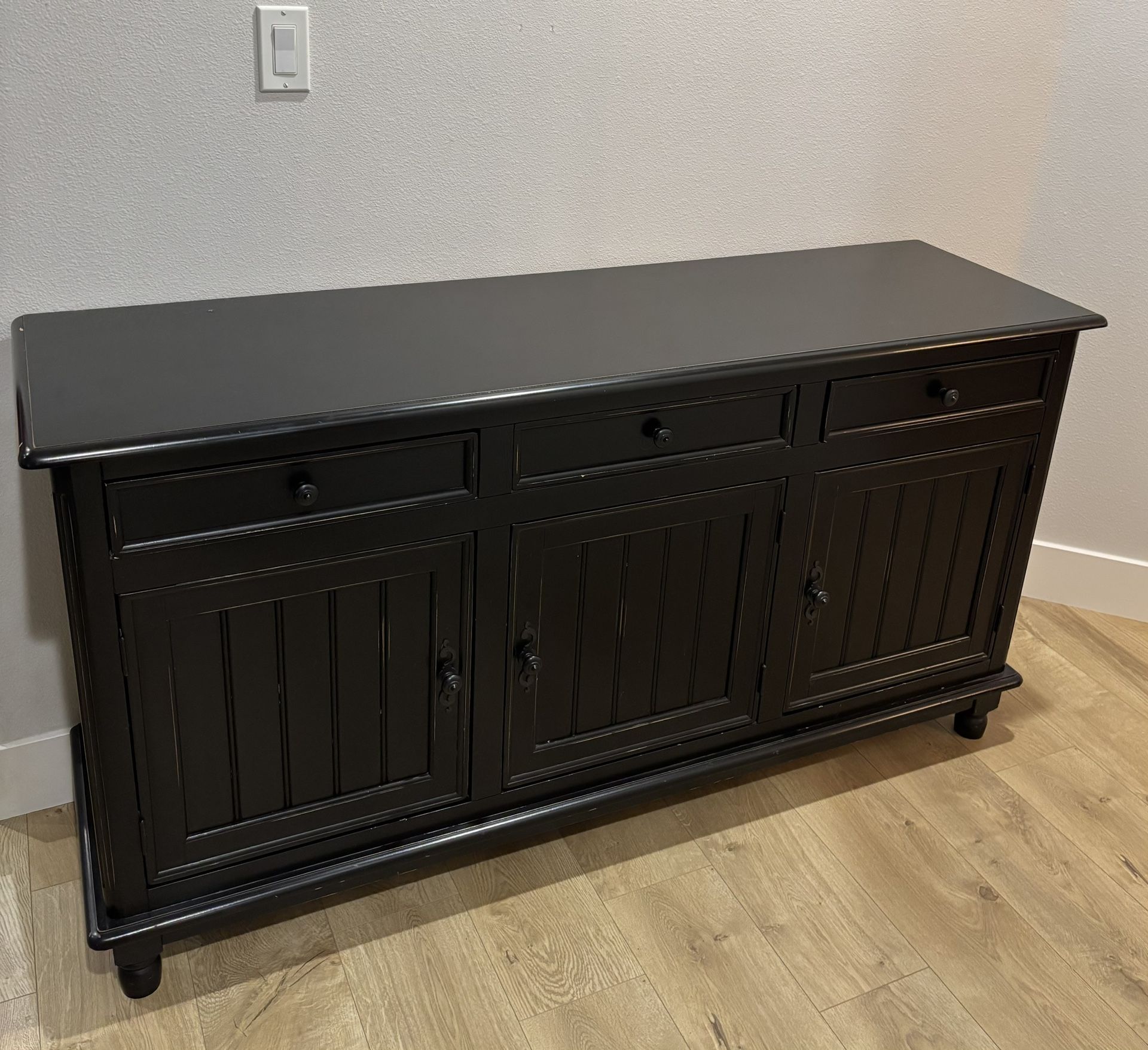 Black Buffet Cabinet / Table
