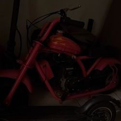 Hover Heart Gas Mini Chopper Bike