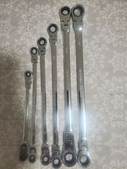 Llaves Extra Largas Flexibles De Carraca De 8-19 mm $89 Precio Firme