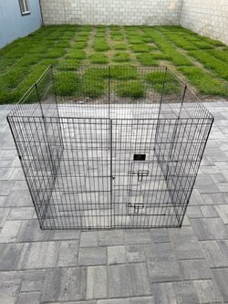 P.J.YuCien Large Metal Dog Playpen