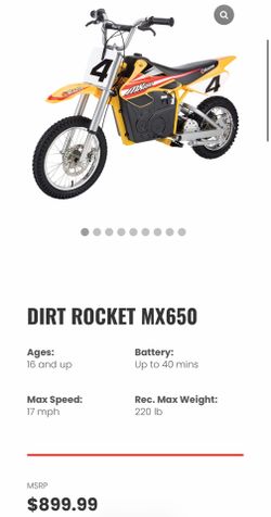 Razor Dirt Rocket MX650