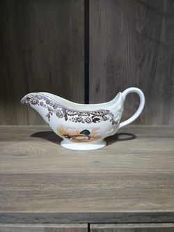 Spoke Woodland Mallard & Snipe Gravy Boat