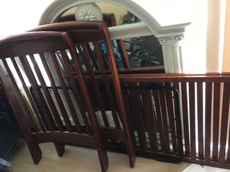 Crib Cherry Wood