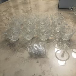 12 Punch Bowl Cups With Hooks