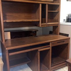 Real Solid Wood Desk