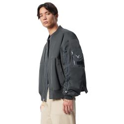 Men's Cross Bomber Zip Front Jacket with Water Repellent Standard