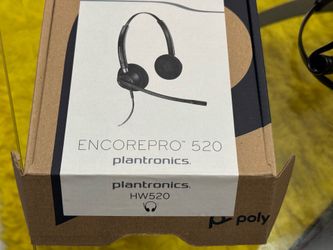 Plantronics Poly EncorePro HW520 Wired Headset Open Box