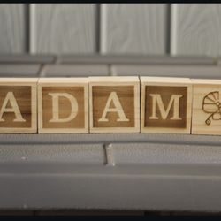 Custom Wooden Baby Blocks