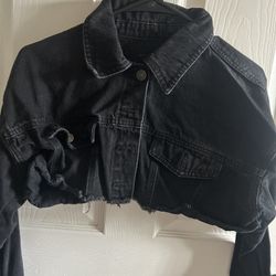 Extra Cropped Denim Jacket 