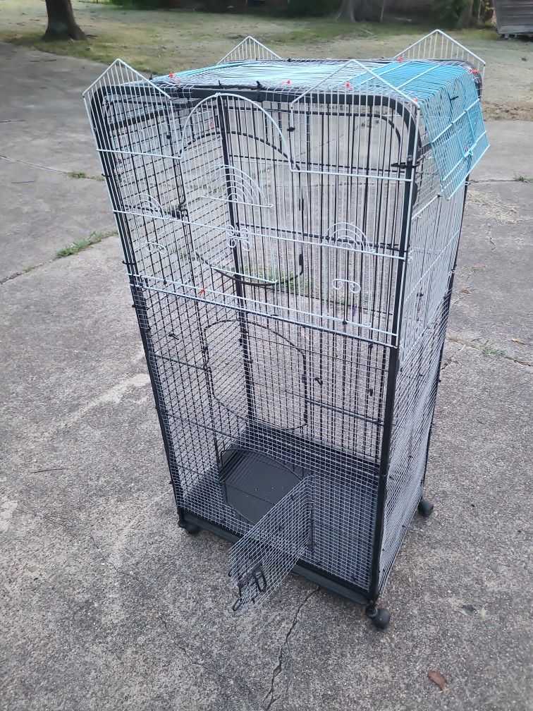 Bird Cage Rigged To Sugar Glider Cage