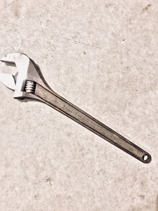 Armstrong 18” Adjustable Wrench for Sale in Chula Vista, CA OfferUp