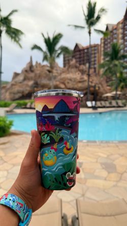 Stitch tumbler Aulani 626 exclusive 15th anniversary