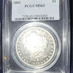 1885 Morgan Silver Dollar 