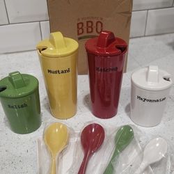 Summer BBQ Condiment Set (New in Box)