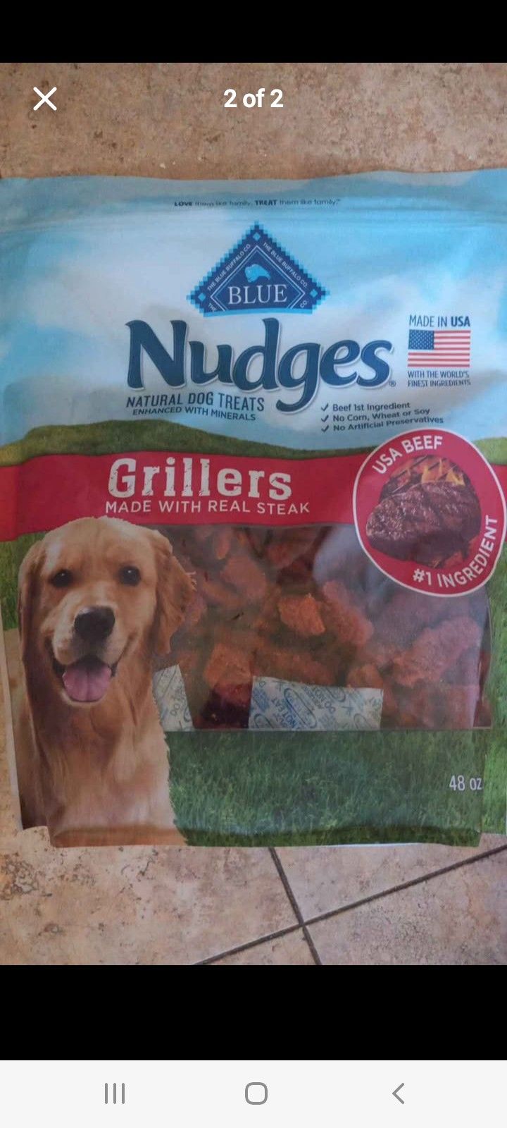 Blue Buffalo Nudges Grillers 
