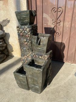 Water Fountain With Led Lights 