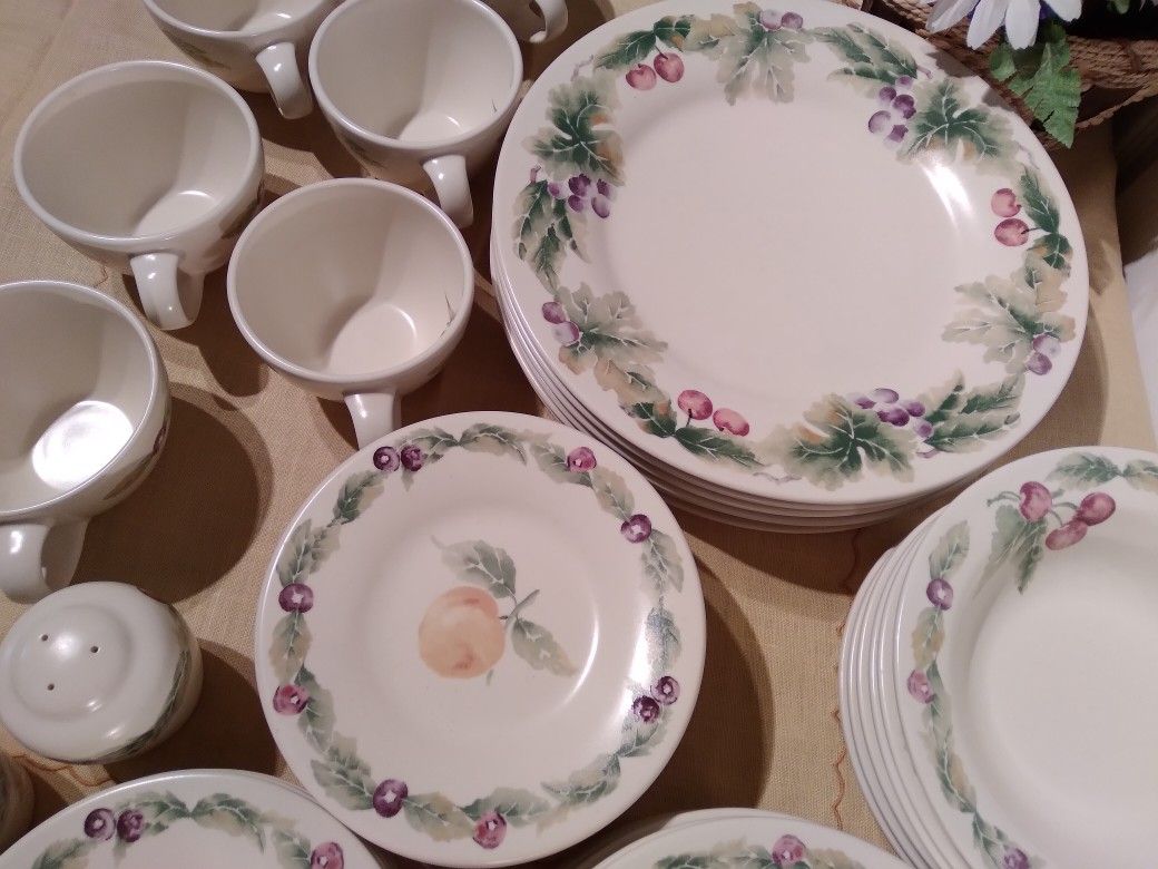 Pfaltzgraff “Jamberry” Dinnerware, Service for