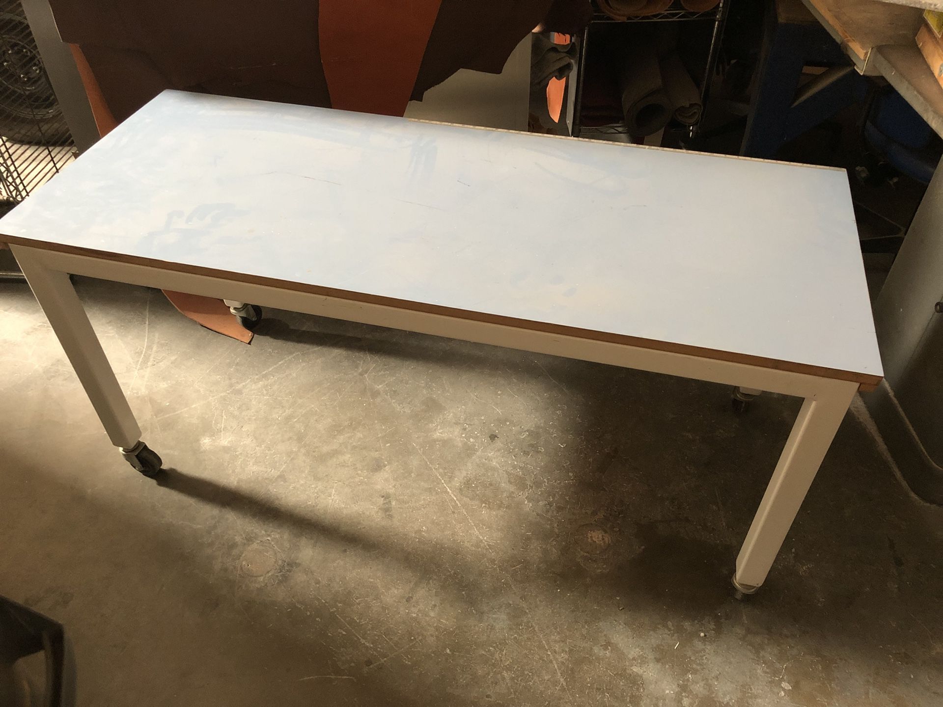 Workshop Table - Steel construction, very sturdy - Powdercoated
