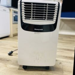 Honeywell 9,100 BTU Compact Portable Air Conditioner, Dehumidifier  AND  Fan - White U962