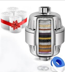AquaHomeGroup 20 Stage Shower Filter with Vitamin C, E and A