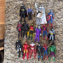17 Action Heroes 6 Inch