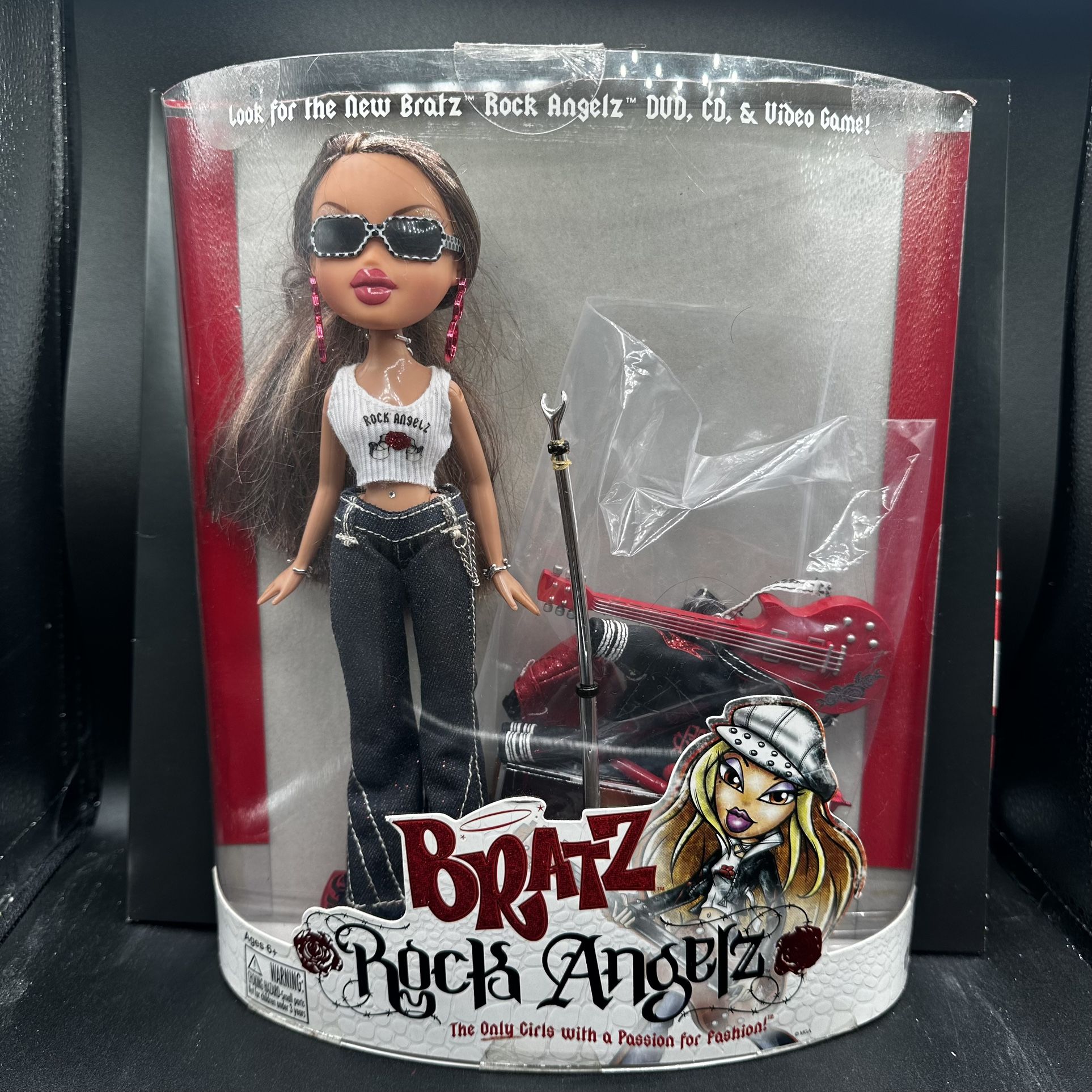 Bratz Doll Rock Angelz Yasmin Original Parts w/Clothes Accessories & Box