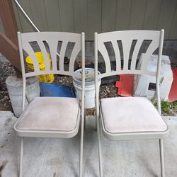 Folding Dining Chairs (2)