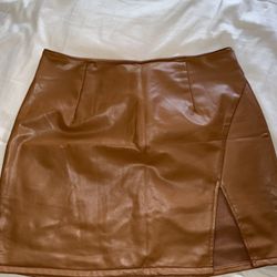 Brown Skirt 